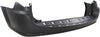 GRAND CARAVAN 11-20 REAR BUMPER COVER, Primed, w/o Blind Spot Sensor Holes, w/ Parking Aid Sensor Holes