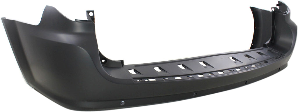 GRAND CARAVAN 11-20 REAR BUMPER COVER, Primed, w/o Blind Spot Sensor Holes, w/ Parking Aid Sensor Holes