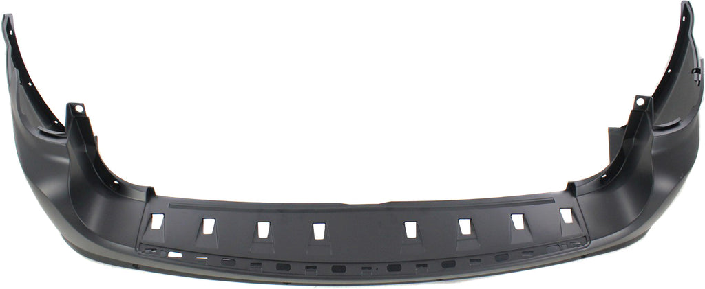 GRAND CARAVAN 11-20 REAR BUMPER COVER, Primed, w/o Blind Spot Sensor Holes, w/ Parking Aid Sensor Holes