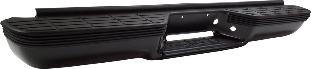 SUBURBAN/TAHOE 92-99 STEP BUMPER, FACE BAR AND PAD, w/ Pad Provision, w/o Mounting Bracket, Powdercoated Black