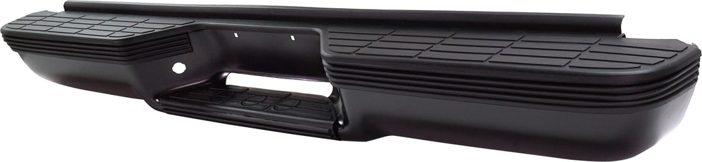 SUBURBAN/TAHOE 92-99 STEP BUMPER, FACE BAR AND PAD, w/ Pad Provision, w/o Mounting Bracket, Powdercoated Black