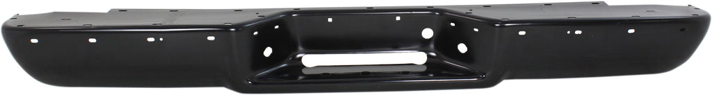 C/K SERIES P/U 88-99 STEP BUMPER, FACE BAR ONLY, w/o Pad, w/ Pad Provision, w/o Mounting Bracket, Painted Black, Stepside, All Cab Types, w/ Impact Strip Holes