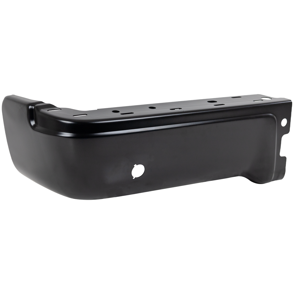 F-150 09-14 STEP BUMPER, FACE BAR ONLY, w/o Pad, w/ Pad Provision, w/o Mounting Bracket, Powdercoated Black, w/ Rear Object Sensors Hole, Styleside