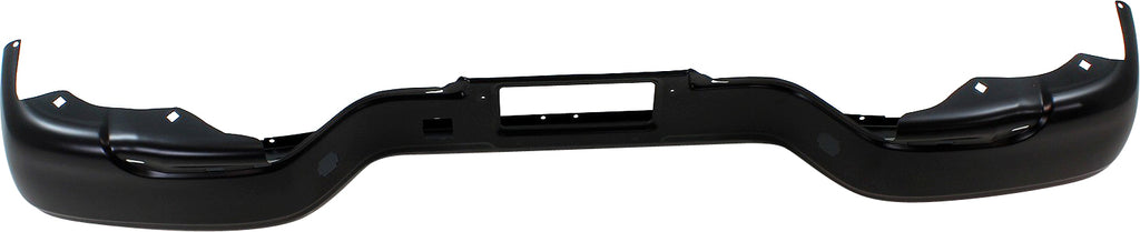 SILVERADO/SIERRA STEPSIDE 99-04 / TAHOE 00-06 STEP BUMPER, FACE BAR ONLY, w/o Pad, w/ Pad Provision, w/o Mounting Bracket, Black