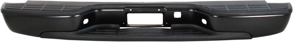 SILVERADO 1500 99-06 STEP BUMPER, FACE BAR AND PAD, w/ Pad Provision, w/ Mounting Bracket, Black, Fleetside, Includes 2007 Classic