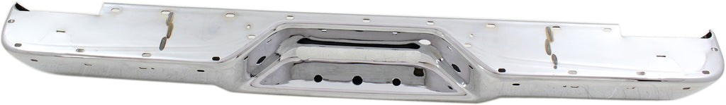 C/K SERIES P/U 88-99 STEP BUMPER, FACE BAR ONLY, w/o Pad, w/ Pad Provision, w/o Mounting Bracket, Chrome, Stepside, All Cab Types, w/ Impact Strip Holes