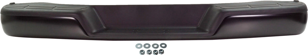 EXPRESS/SAVANA VAN 96-23 STEP BUMPER, FACE BAR AND PAD, w/ Pad Provision, w/o Mounting Bracket, Black, w/o Object Sensor Holes