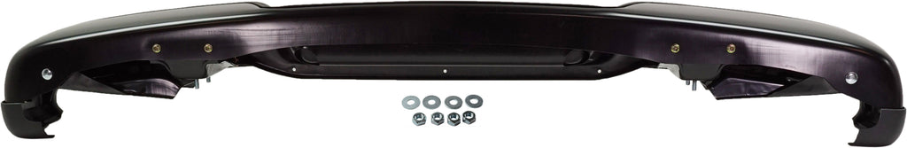 EXPRESS/SAVANA VAN 96-23 STEP BUMPER, FACE BAR AND PAD, w/ Pad Provision, w/o Mounting Bracket, Black, w/o Object Sensor Holes