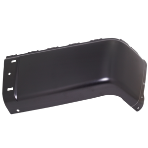 SILVERADO/SIERRA 07-13 REAR BUMPER END RH, Black, Steel, w/o Rear Object Sensor Holes, Excludes 2007 Classic - CAPA