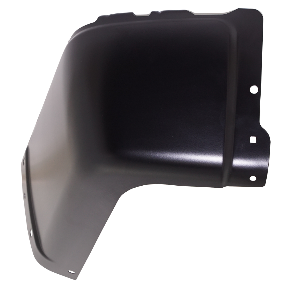 SILVERADO/SIERRA 07-13 REAR BUMPER END RH, Black, Steel, w/o Rear Object Sensor Holes, Excludes 2007 Classic - CAPA