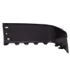 SILVERADO/SIERRA 07-13 REAR BUMPER END RH, Black, Steel, w/o Rear Object Sensor Holes, Excludes 2007 Classic - CAPA