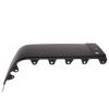 SILVERADO/SIERRA 07-13 REAR BUMPER END RH, Black, Steel, w/o Rear Object Sensor Holes, Excludes 2007 Classic - CAPA