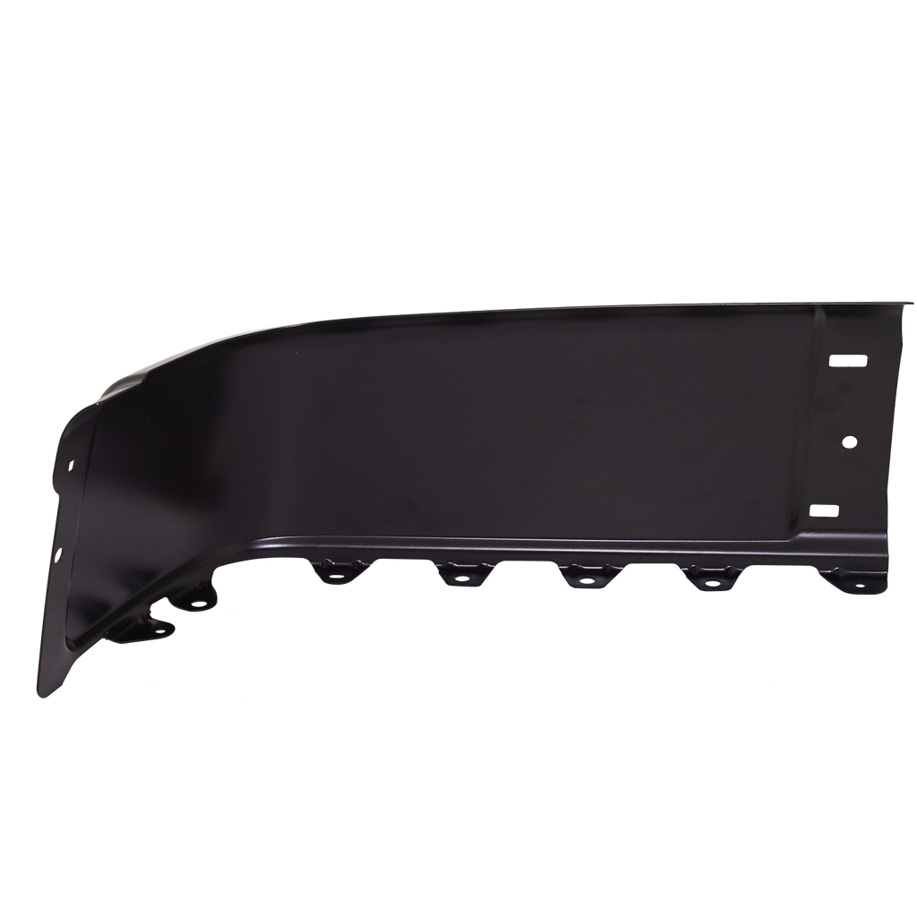 SILVERADO/SIERRA 07-13 REAR BUMPER END LH, Black, Steel, w/o Rear Object Sensor Holes, Excludes 2007 Classic - CAPA