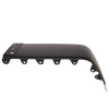 SILVERADO/SIERRA 07-13 REAR BUMPER END LH, Black, Steel, w/o Rear Object Sensor Holes, Excludes 2007 Classic - CAPA