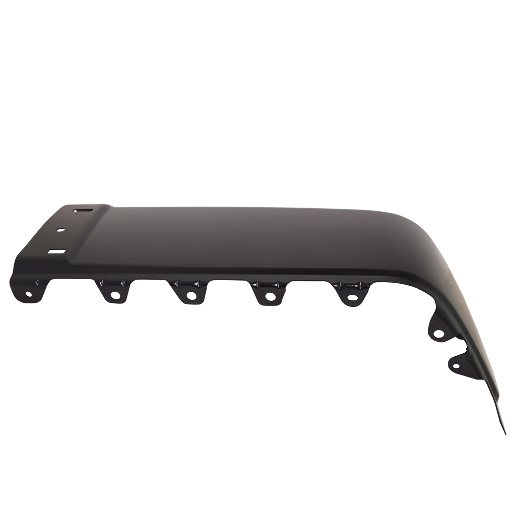 SILVERADO/SIERRA 07-13 REAR BUMPER END LH, Black, Steel, w/o Rear Object Sensor Holes, Excludes 2007 Classic - CAPA