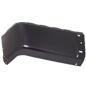 SILVERADO/SIERRA 07-13 REAR BUMPER END LH, Black, Steel, w/o Rear Object Sensor Holes, Excludes 2007 Classic