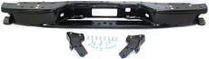 AVALANCHE 02-06 STEP BUMPER, FACE BAR AND PAD, w/ Pad Provision, w/ Mounting Bracket, Powdercoated Black, For Models w/ Body Cladding