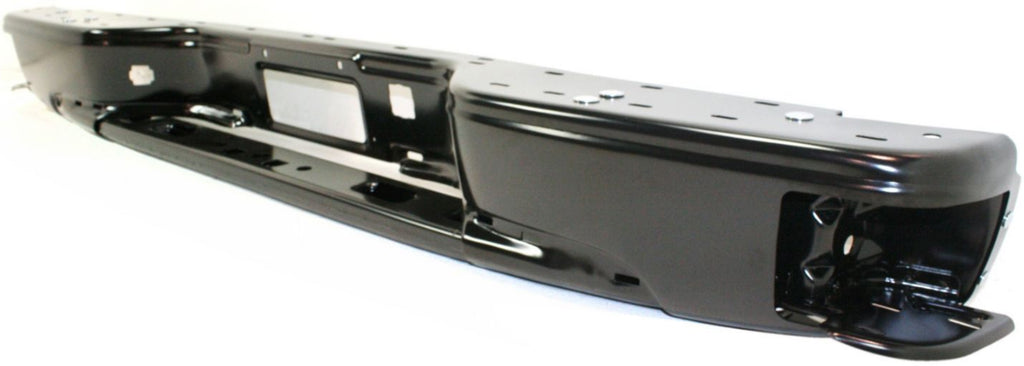 AVALANCHE 02-06 STEP BUMPER, FACE BAR AND PAD, w/ Pad Provision, w/ Mounting Bracket, Powdercoated Black, For Models w/ Body Cladding