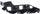 CHRYSLER 200 15-17 REAR BUMPER BRACKET LH, Inner, Plastic