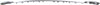CHRYSLER 300 11-14 REAR BUMPER MOLDING, Platinum, (Exc. SRT-8 Model)