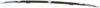 CHRYSLER 200 15-17 REAR BUMPER MOLDING, Applique, Chrome, w/ Exhaust Opening