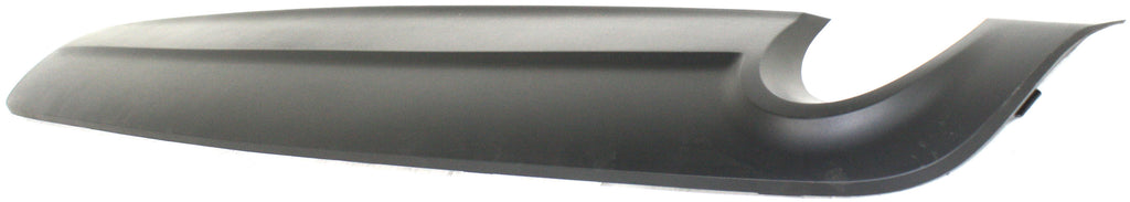 MALIBU 08-12 REAR LOWER VALANCE, Bumper Cover Extension, Textured, w/ Single Exhaust Hole, 2.4L/3.5 Eng - CAPA