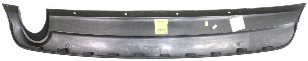 MALIBU 08-12 REAR LOWER VALANCE, Bumper Cover Extension, Textured, w/ Single Exhaust Hole, 2.4L/3.5 Eng - CAPA