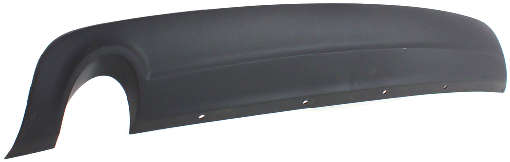 MALIBU 08-12 REAR LOWER VALANCE, Bumper Cover Extension, Textured, w/ Single Exhaust Hole, 2.4L/3.5 Eng