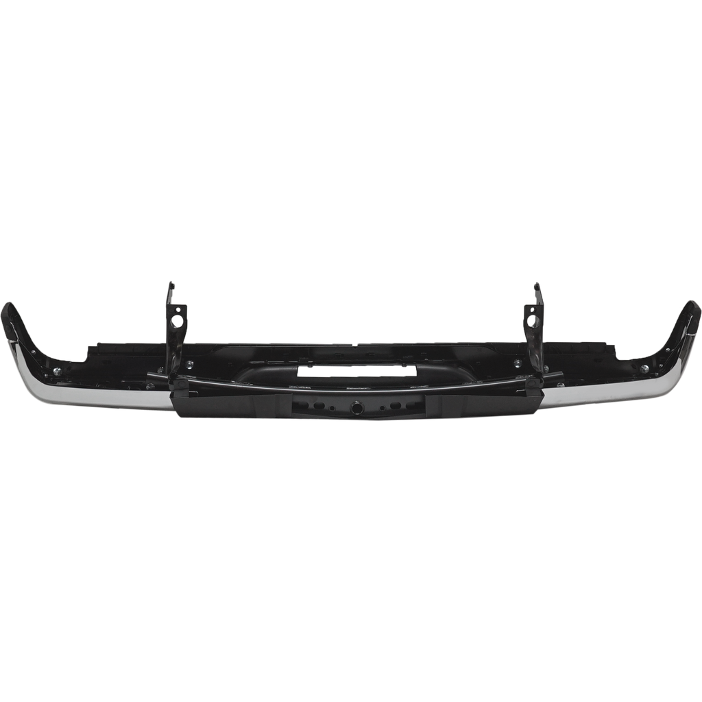 SILVERADO/SIERRA 1500 07-13 STEP BUMPER, FACE BAR AND PAD, w/ Pad Provision, w/o Mounting Bracket, Chrome, w/ ROS Holes, Excludes 2007 Classic, w/ Bolt Kit