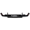 SILVERADO/SIERRA 2500 HD/3500 HD 11-14 STEP BUMPER, FACE BAR AND PAD, w/ Pad Provision, w/o Mounting Bracket, Chrome, w/ Rear Object Sensor Holes, Dual Rear Wheels - CAPA