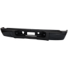 SILVERADO/SIERRA 2500 HD/3500 HD 07-10 STEP BUMPER, FACE BAR AND PAD, w/ Pad Provision, w/o Mounting Bracket, Powdercoated Black, w/o Rear Object Sensor Holes, (3500 HD, Single Rear Wheels), Excludes