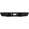 SILVERADO/SIERRA 2500 HD/3500 HD 07-10 STEP BUMPER, FACE BAR AND PAD, w/ Pad Provision, w/o Mounting Bracket, Powdercoated Black, w/o Rear Object Sensor Holes, (3500 HD, Single Rear Wheels), Excludes