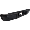 SILVERADO/SIERRA 2500 HD/3500 HD 07-10 STEP BUMPER, FACE BAR AND PAD, w/ Pad Provision, w/o Mounting Bracket, Powdercoated Black, w/o Rear Object Sensor Holes, (3500 HD, Single Rear Wheels), Excludes