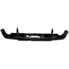 SILVERADO/SIERRA 2500 HD/3500 HD 07-10 STEP BUMPER, FACE BAR AND PAD, w/ Pad Provision, w/o Mounting Bracket, Powdercoated Black, w/o Rear Object Sensor Holes, (3500 HD, Single Rear Wheels), Excludes