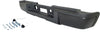 SILVERADO/SIERRA 3500 HD 07-10 STEP BUMPER, FACE BAR AND PAD, w/ Pad Provision, w/o Mounting Bracket, Powdercoated Black, w/o Rear Object Sensor Holes, Dual Rear Wheels, Excludes 2007 Classic
