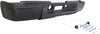 SILVERADO/SIERRA 3500 HD 07-10 STEP BUMPER, FACE BAR AND PAD, w/ Pad Provision, w/o Mounting Bracket, Powdercoated Black, w/o Rear Object Sensor Holes, Dual Rear Wheels, Excludes 2007 Classic