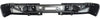 SILVERADO/SIERRA 3500 HD 07-10 STEP BUMPER, FACE BAR AND PAD, w/ Pad Provision, w/o Mounting Bracket, Powdercoated Black, w/ Rear Object Sensor Holes, Dual Rear Wheels, Excludes 2007 Classic