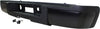 SILVERADO/SIERRA 2500 HD/3500 HD 11-13 STEP BUMPER, FACE BAR AND PAD, w/ Pad Provision, w/o Mounting Bracket, Powdercoated Black, w/o Rear Object Sensor Holes, (3500 HD, Single Rear Wheels)