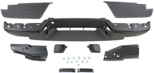 COLORADO/CANYON 04-07 STEP BUMPER, FACE BAR AND PAD, w/ Pad Provision, w/ Mounting Bracket, Powdercoated Black, w/o Extreme and Towing Pkg, All Cab Types