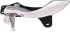 DEVILLE 00-05 FRONT INTERIOR DOOR HANDLE LH, Chrome Lever + Black Base (=REAR)