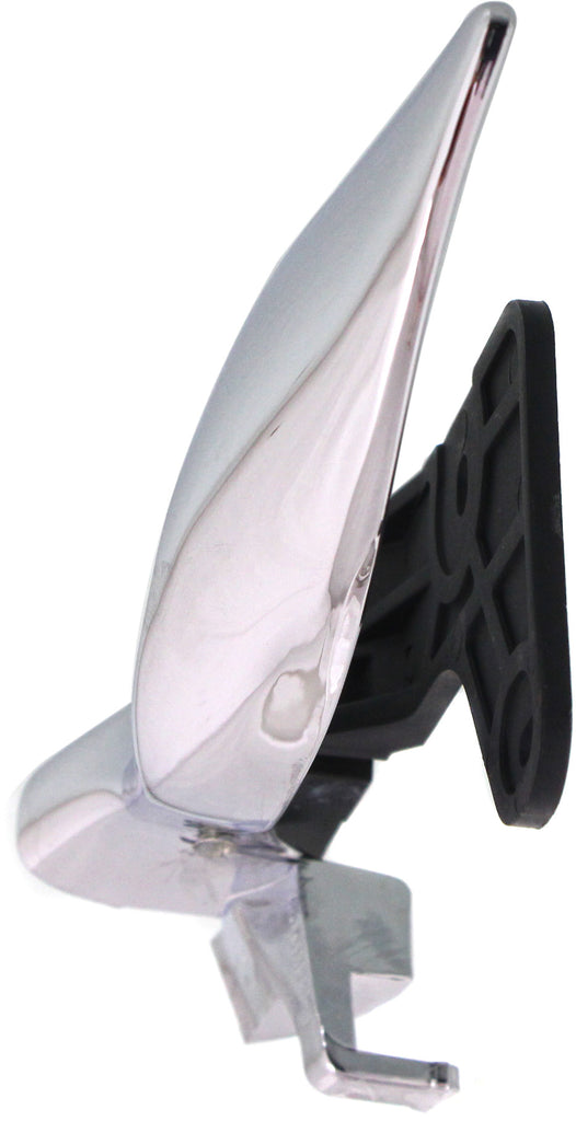 DEVILLE 00-05 FRONT INTERIOR DOOR HANDLE LH, Chrome Lever + Black Base (=REAR)