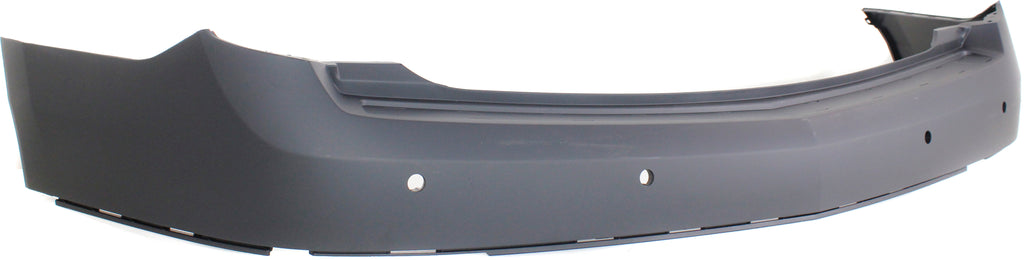 SRX 13-16 REAR BUMPER COVER, Upper, Primed, w/ Parking Aid Snsr Holes and Crash Imminent Braking