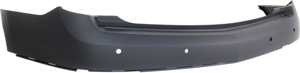 SRX 13-16 REAR BUMPER COVER, Upper, Primed, w/ Parking Aid Snsr Holes and Blind Spot Snsor, w/o CIB