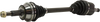 WINDSTAR 95-98 FRONT CV AXLE ASSEMBLY RH, Includes Axle Nut