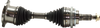 K1500 SUBURBAN 94-99/TAHOE 95-99 FRONT CV AXLE ASSEMBLY RH=LH, Includes Axle Nut, 4WD