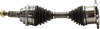 K1500 SUBURBAN 94-99/TAHOE 95-99 FRONT CV AXLE ASSEMBLY RH=LH, Includes Axle Nut, 4WD