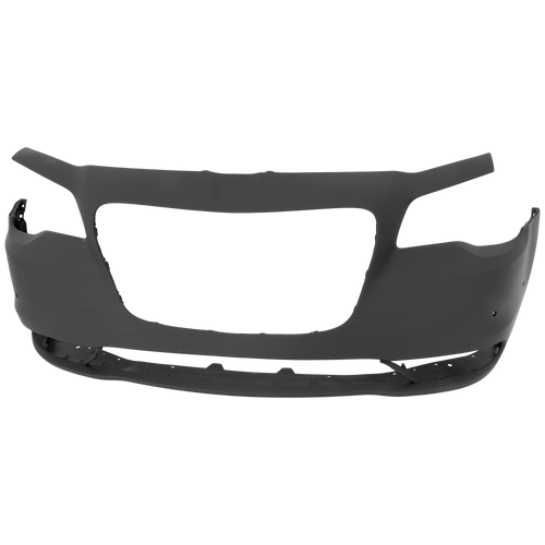 CHRYSLER 300 15-22 FRONT BUMPER COVER, Primed, w/ Parking Aid Sensor Holes, (17-22 Type 2) - CAPA