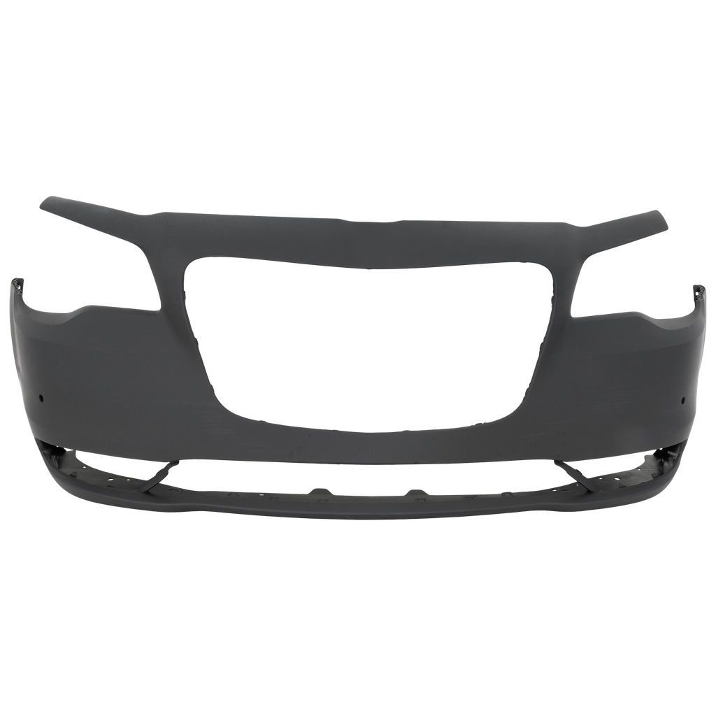 CHRYSLER 300 15-22 FRONT BUMPER COVER, Primed, w/ Parking Aid Sensor Holes, (17-22 Type 2)