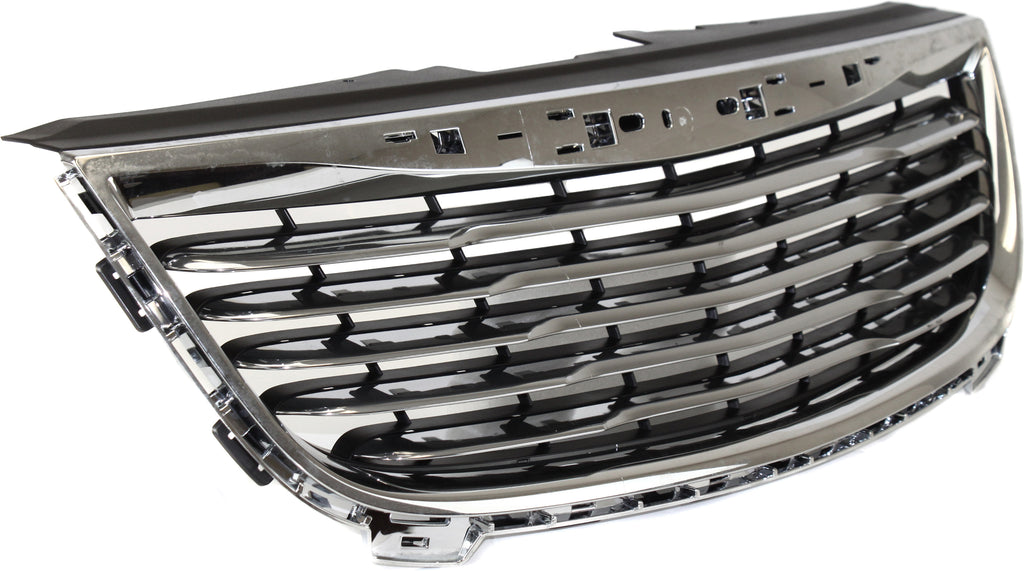 TOWN AND COUNTRY 11-16 GRILLE, Plastic, Chrome Shell/Textured Black Insert