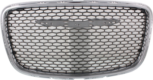 CHRYSLER 300 15-22 GRILLE, Platinum Shell/Painted Black Insert